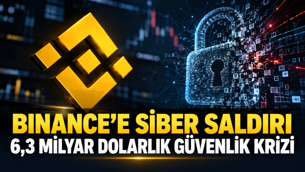 Binance logosu – 6,3 milyar dolarlık güvenlik olayı
