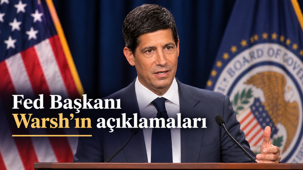 Fed Başkanı Warsh'ın açıklamalarını konu alan temsili haber görseli