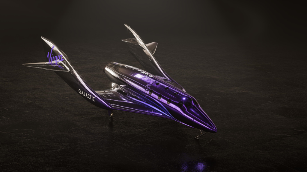 Görsel: Virgin Galactic tarafından tanıtılan yeni nesil Apeiron uzay aracı