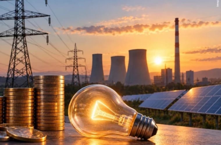Elektrik faturaları, enerji fiyatları gösteren görsel