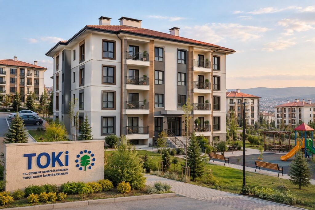 TOKİ kiralık konut evleri ve yerleşkesi